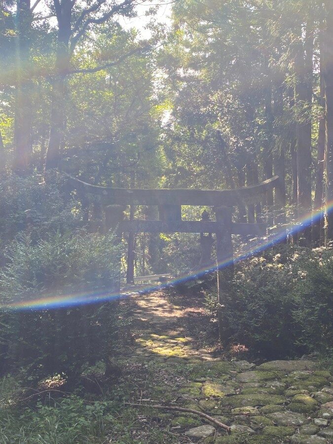 旧千燈寺跡鳥居（六所宮）