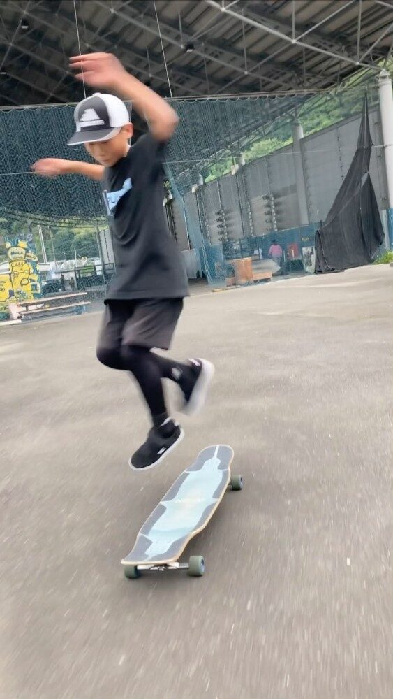 トリック間の継ぎ目を無くす練習🛹