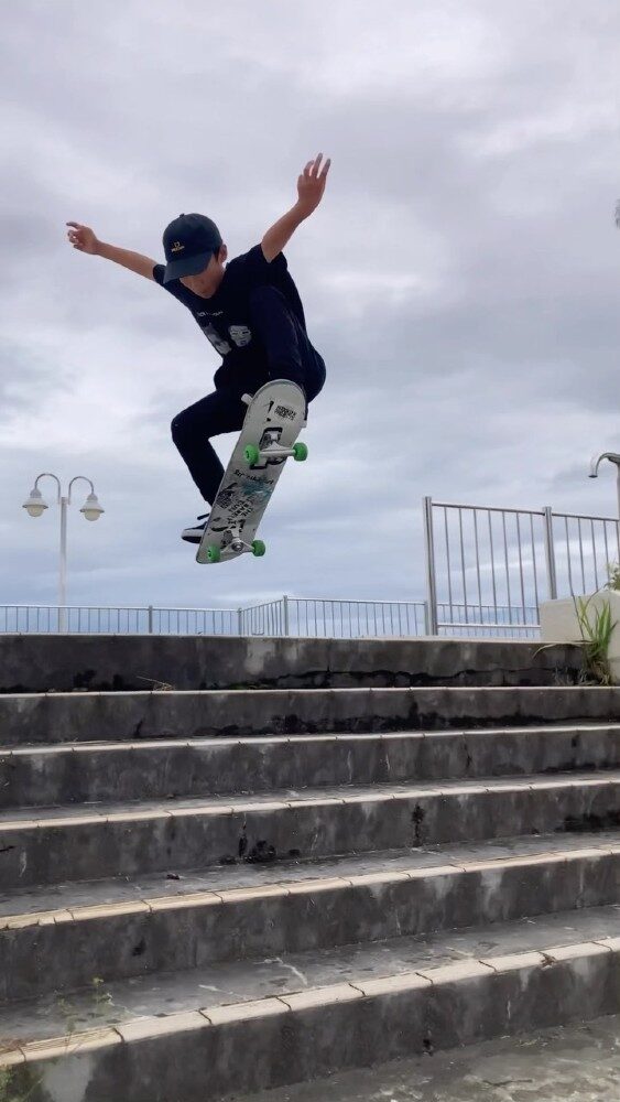 この日はずっとこの遊び🛹✨