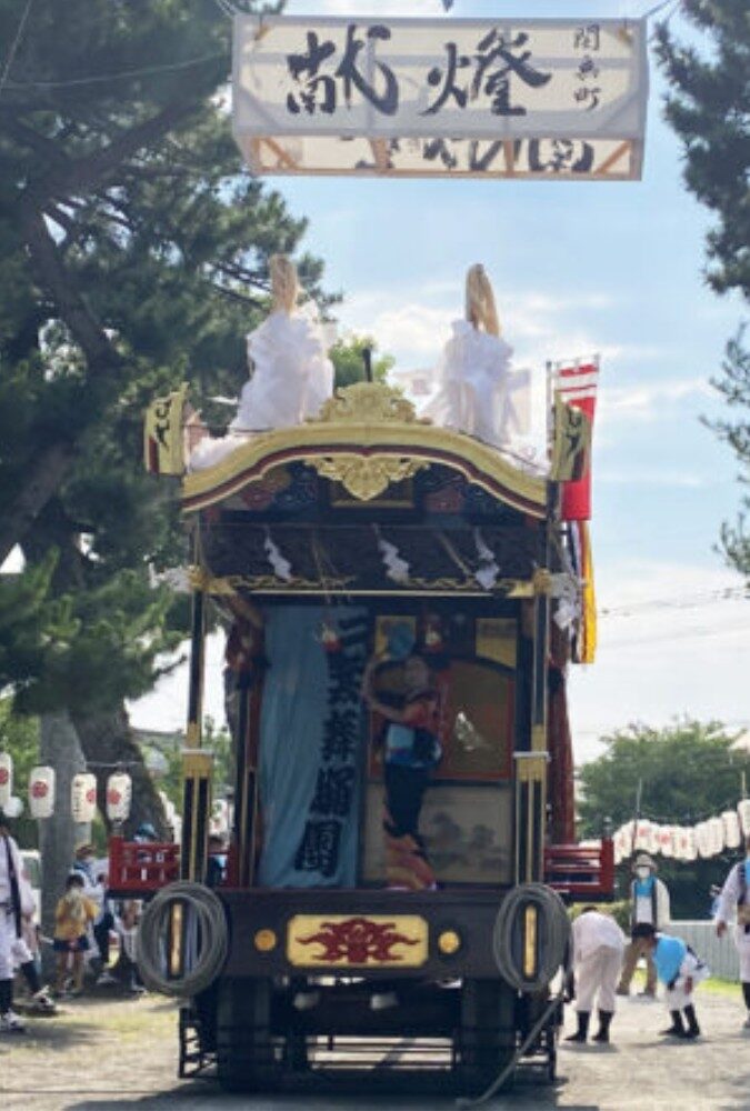 闇無濱神社の祭礼、龍王宮の奉納行事(大分県中津市竜王町)