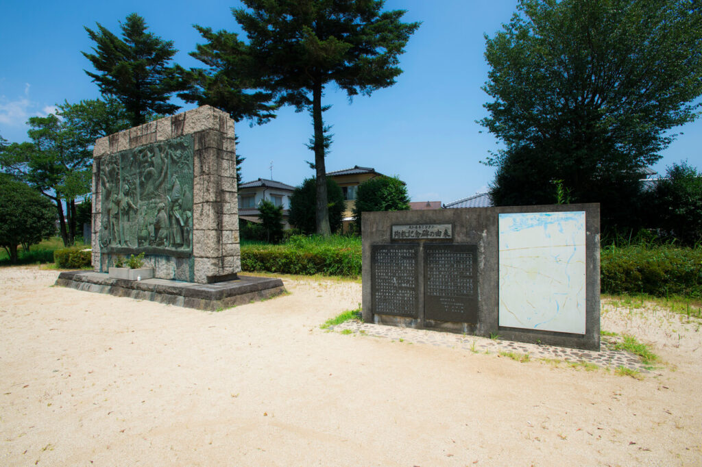 キリシタン墓地の入口(大分県)