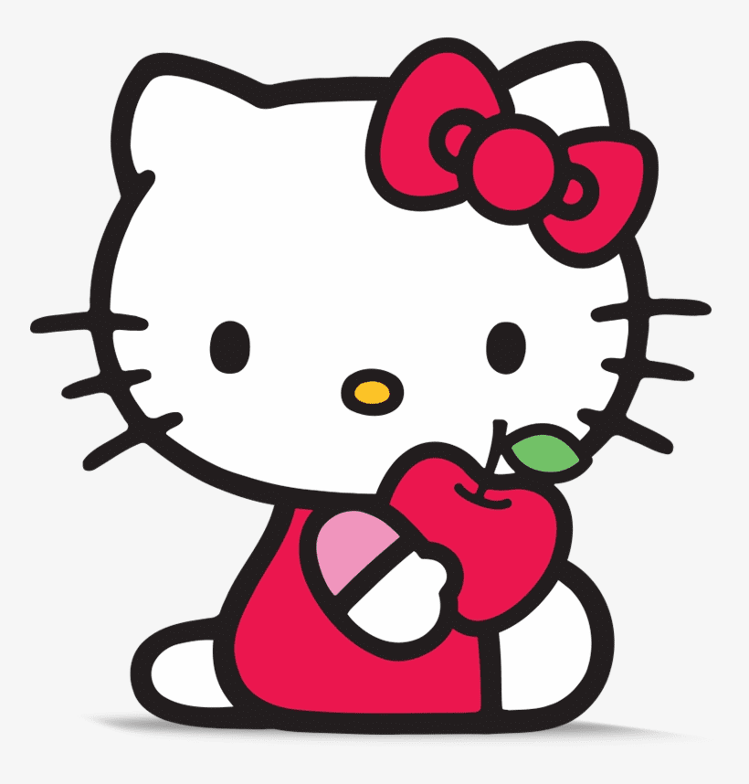 ハローキティのイラストのイメージ画像