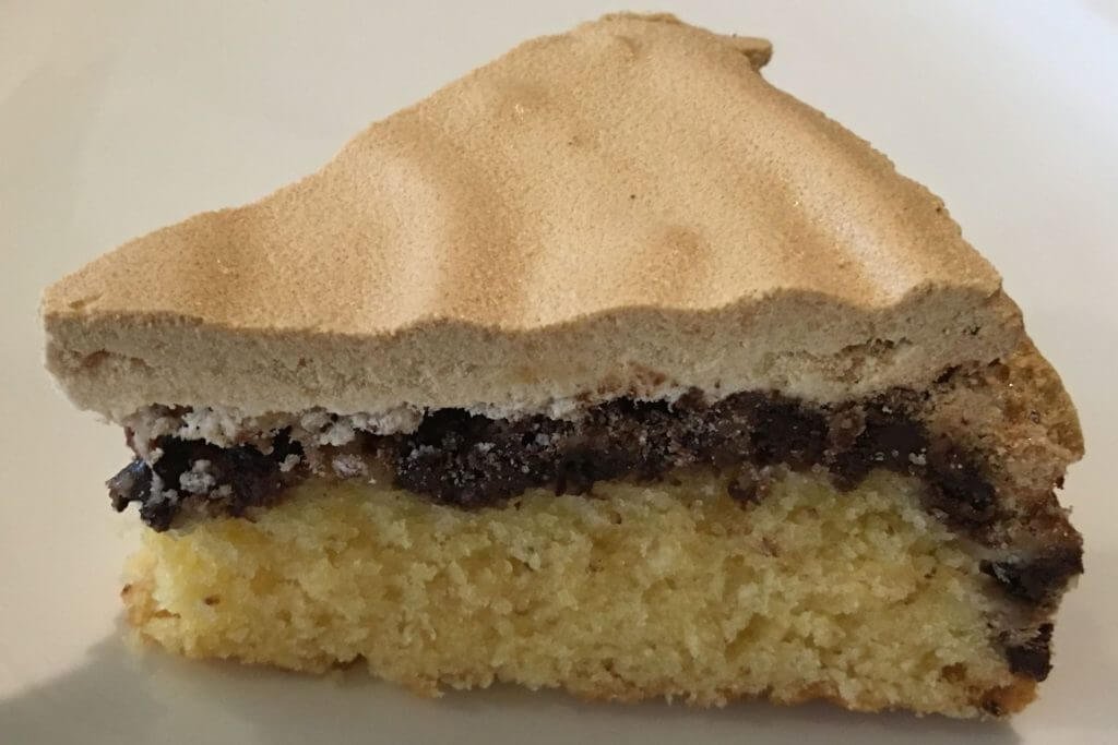 名物アメリカンチョコチップケーキの断面