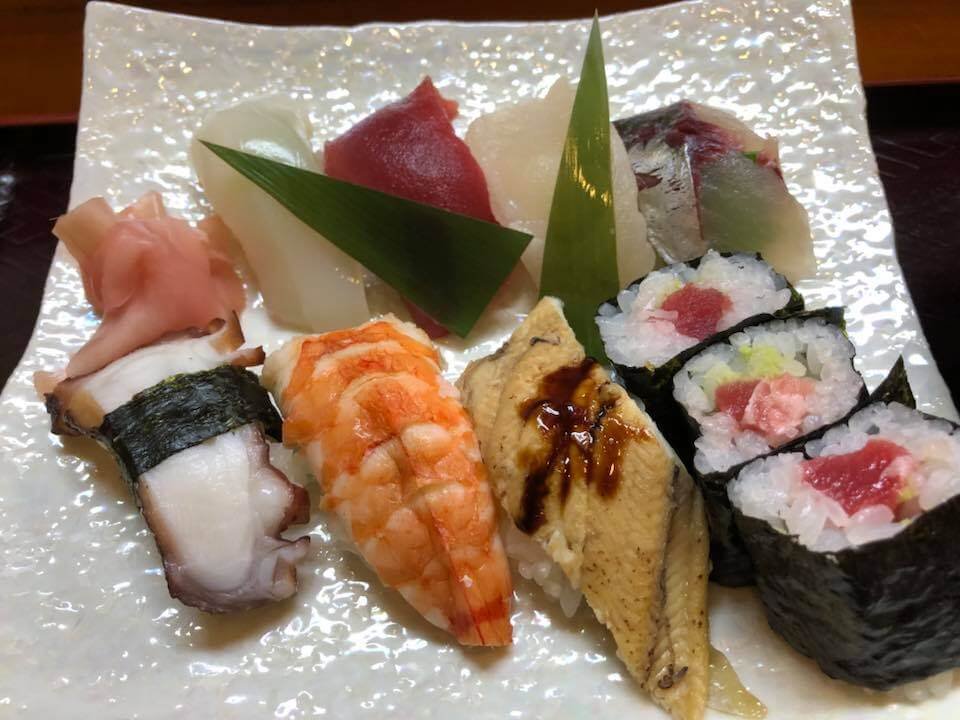 新鮮なネタのにぎり寿司