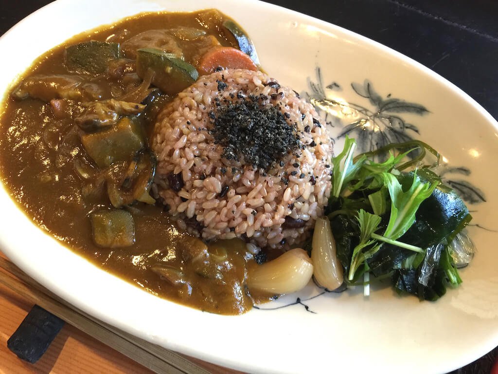 玄米と野菜のカレー
